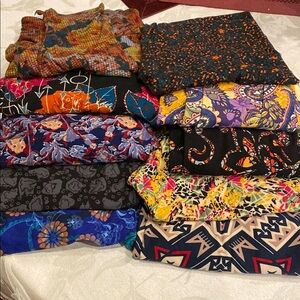 Colorful Patterned Fabric Bundle 10 pair bundles